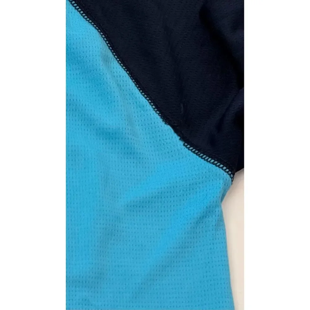 Old Navy Boys XL 14 16 Rash guard swim shirt top short sleeve surfing blue gray